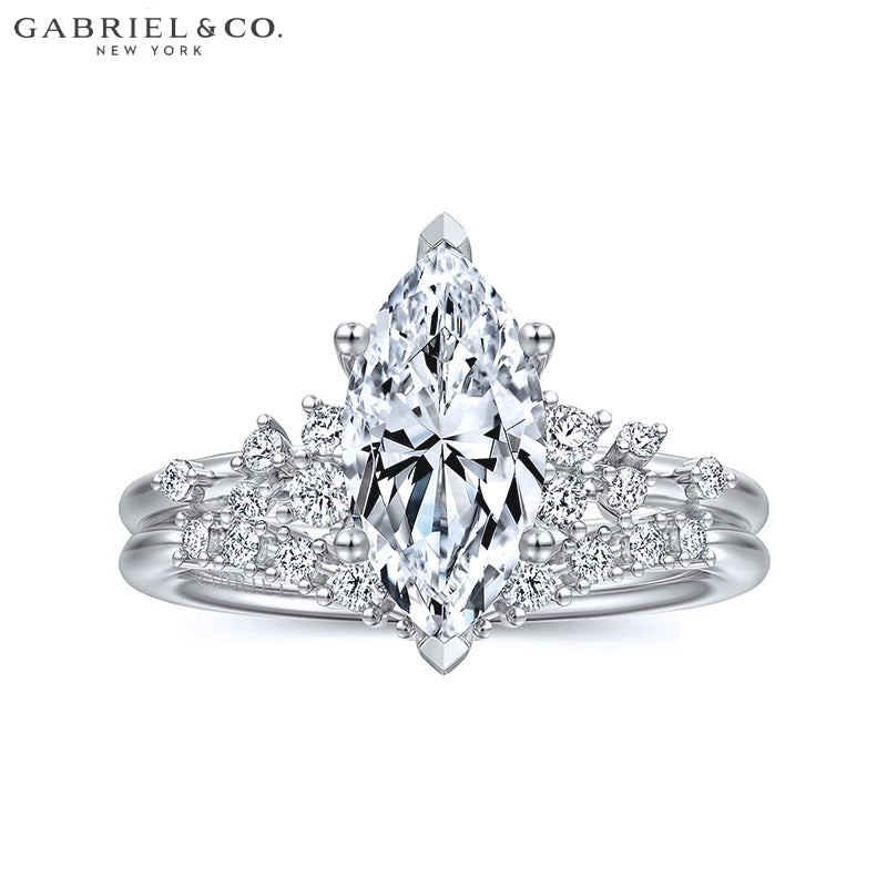 1.72ctw Marquise Cut Lab Grown Diamond Ring
