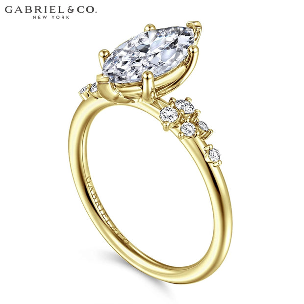 1.72ctw Marquise Cut Lab Grown Diamond Ring (Copy)