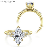 1.72ctw Marquise Cut Lab Grown Diamond Ring (Copy)