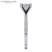 1.15ctw Round Cut Lab Grown Diamond Ring