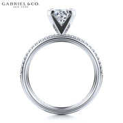 1.15ctw Round Cut Lab Grown Diamond Ring