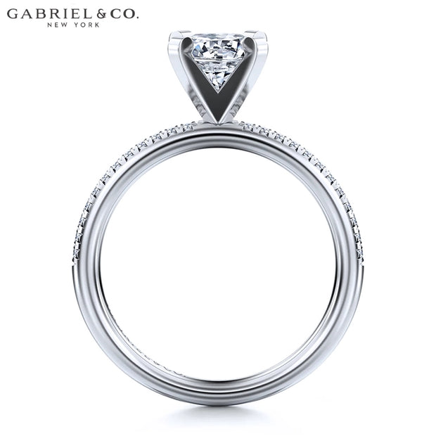 1.15ctw Round Cut Lab Grown Diamond Ring
