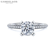 1.15ctw Round Cut Lab Grown Diamond Ring