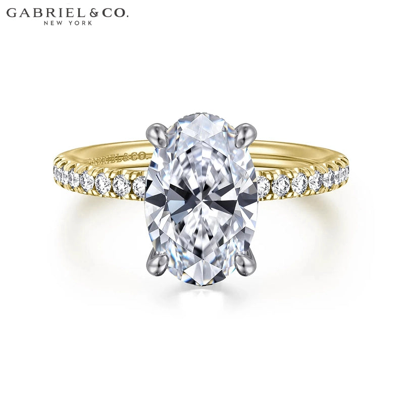 1.00ctr-2.00ctr Oval Cut Natural Diamond Ring Tailor Made