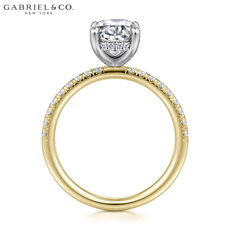 1.00ctr-2.00ctr Oval Cut Natural Diamond Ring Tailor Made