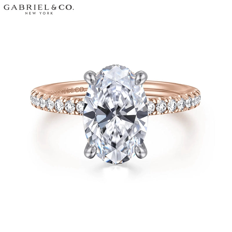 1.25ctr-2.50ctr Oval Cut Lab Grown Diamond Ring Tailor Made