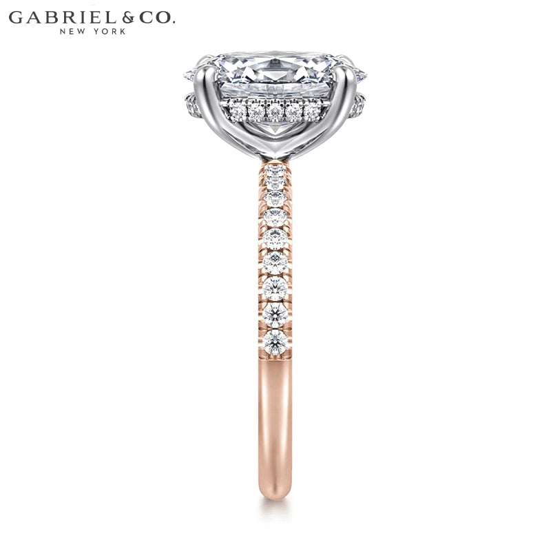 1.25ctr-2.50ctr Oval Cut Lab Grown Diamond Ring Tailor Made