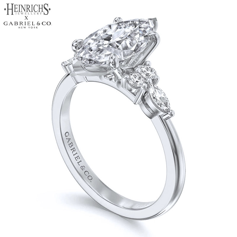 1.25ctr-2.50ctr Marquise Cut Lab Grown Diamond Ring Tailor Made