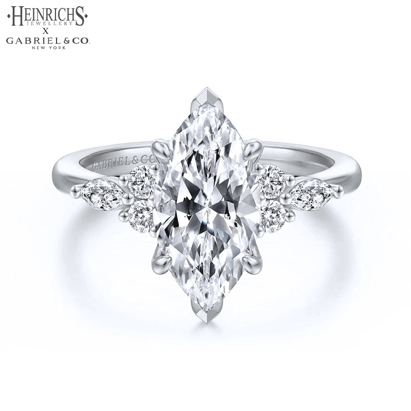 1.25ctr-2.50ctr Marquise Cut Lab Grown Diamond Ring
