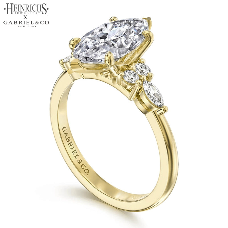 1.25ctr-2.50ctr Marquise Cut Lab Grown Diamond Ring