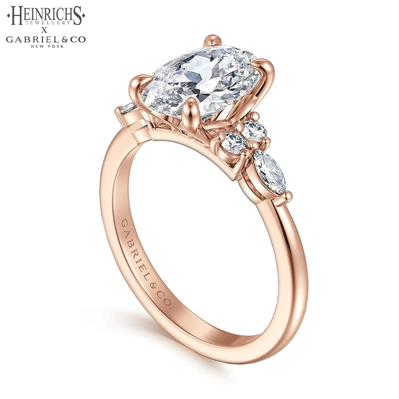 1.25ctr-2.50ctr Oval Cut Lab Grown Diamond Ring Tailor Made