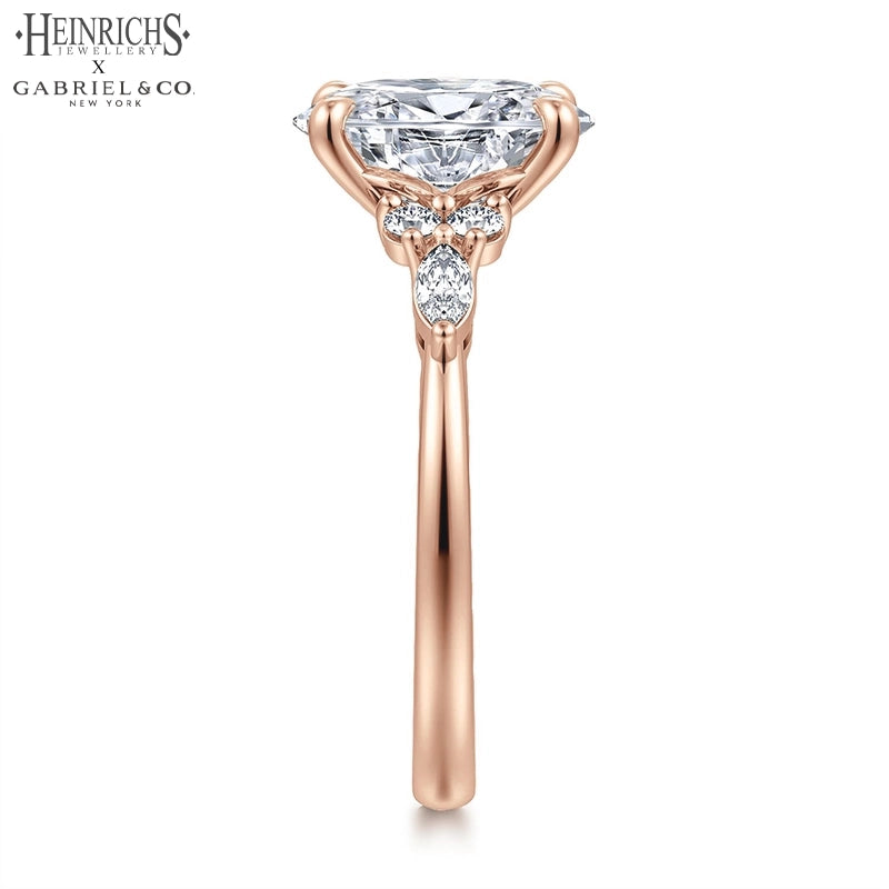 1.25ctr-2.50ctr Oval Cut Lab Grown Diamond Ring Tailor Made