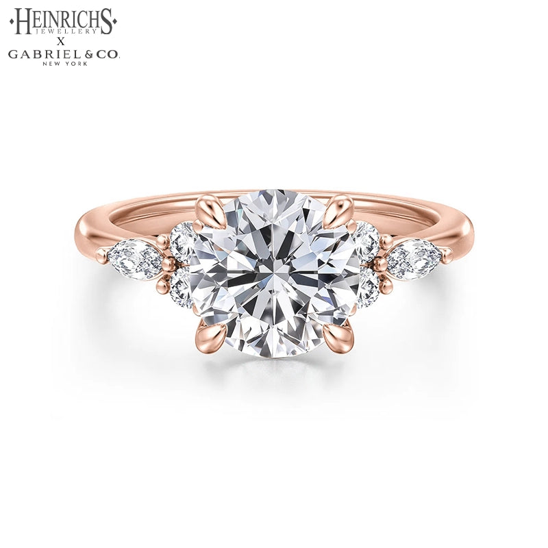 1.25ctr-2.50ctr Round Cut Lab Grown Diamond Ring Tailor Made