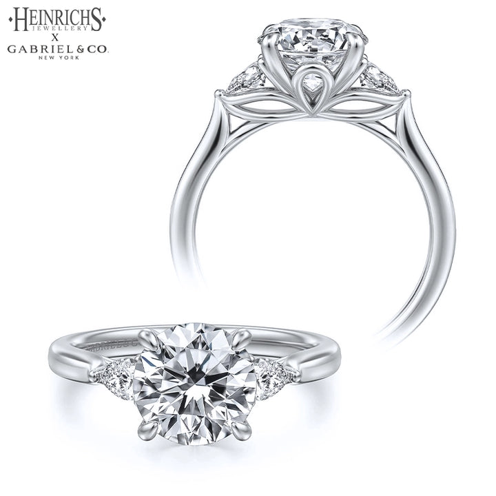 1.25ctr-2.50ctr Round Cut Lab Grown Diamond Ring Tailor Made