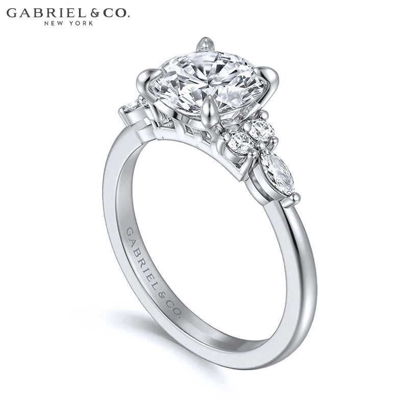 1.00ctr-2.00ctr Round Cut Natural Diamond Ring