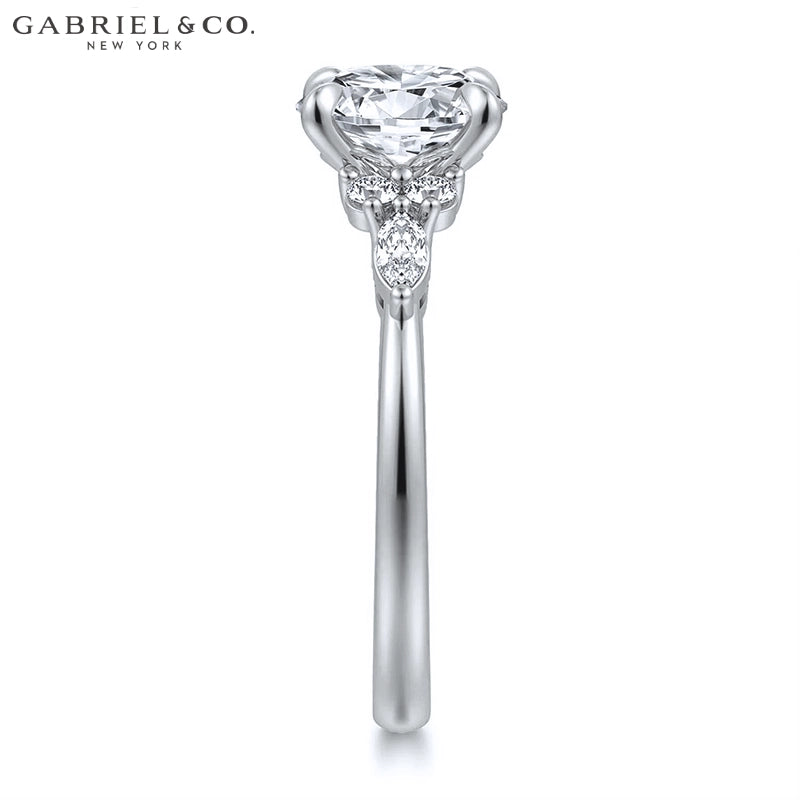 1.00ctr-2.00ctr Round Cut Natural Diamond Ring