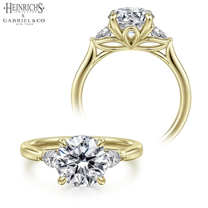 1.25ctr-2.50ctr Round Cut Lab Grown Diamond Ring Tailor Made
