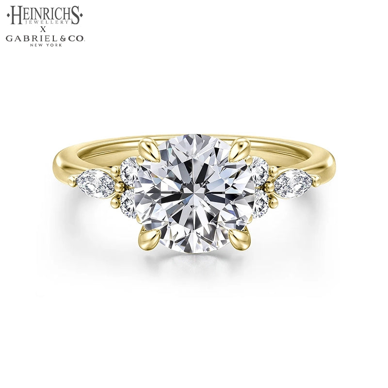 1.25ctr-2.50ctr Round Cut Lab Grown Diamond Ring Tailor Made