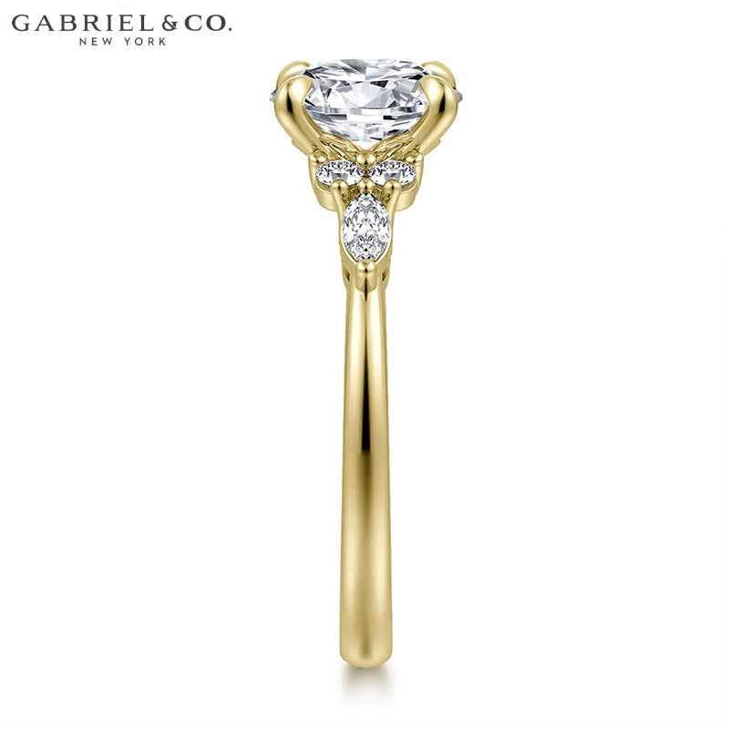 1.00ctr-2.00ctr Round Cut Natural Diamond Ring