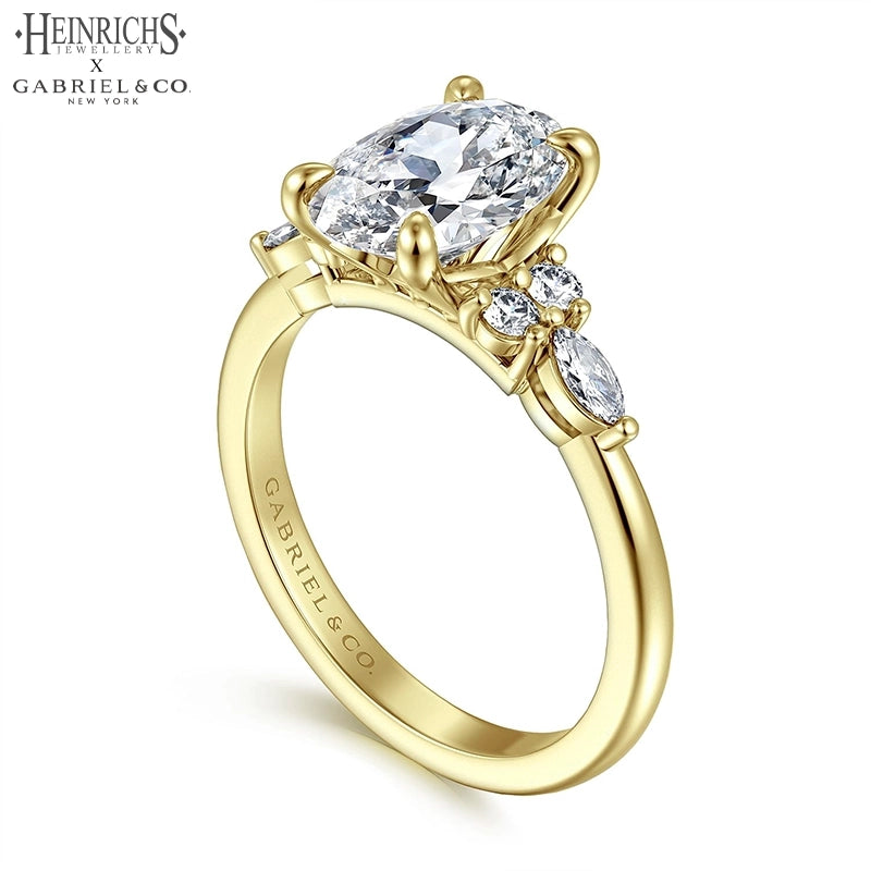 1.25ctr-2.50ctr Oval Cut Lab Grown Diamond Ring Tailor Made