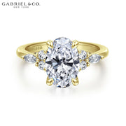 2.28ctw Oval Cut Lab Grown Diamond Ring