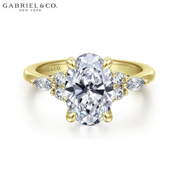 2.28ctw Oval Cut Lab Grown Diamond Ring