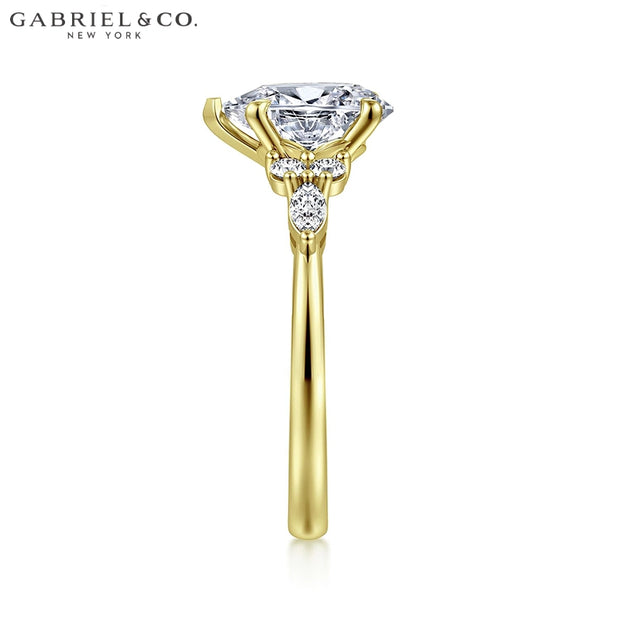 1.78ctw Pear Cut Lab Grown Diamond Ring