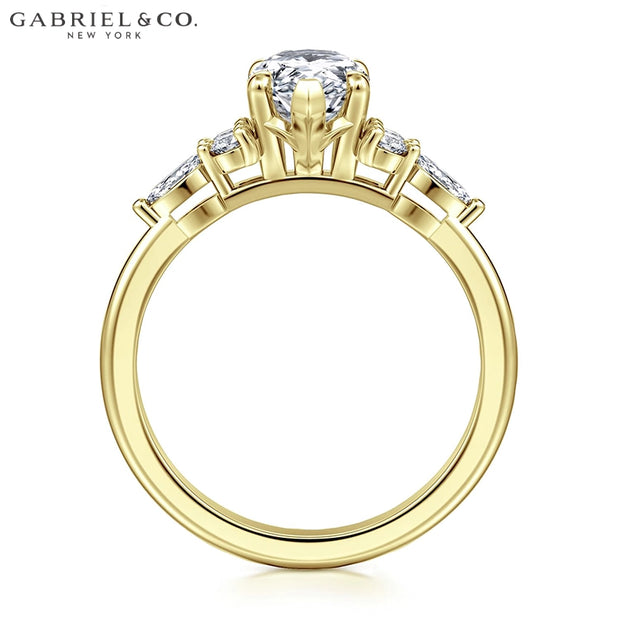 1.78ctw Pear Cut Lab Grown Diamond Ring