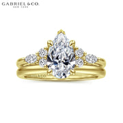 1.78ctw Pear Cut Lab Grown Diamond Ring
