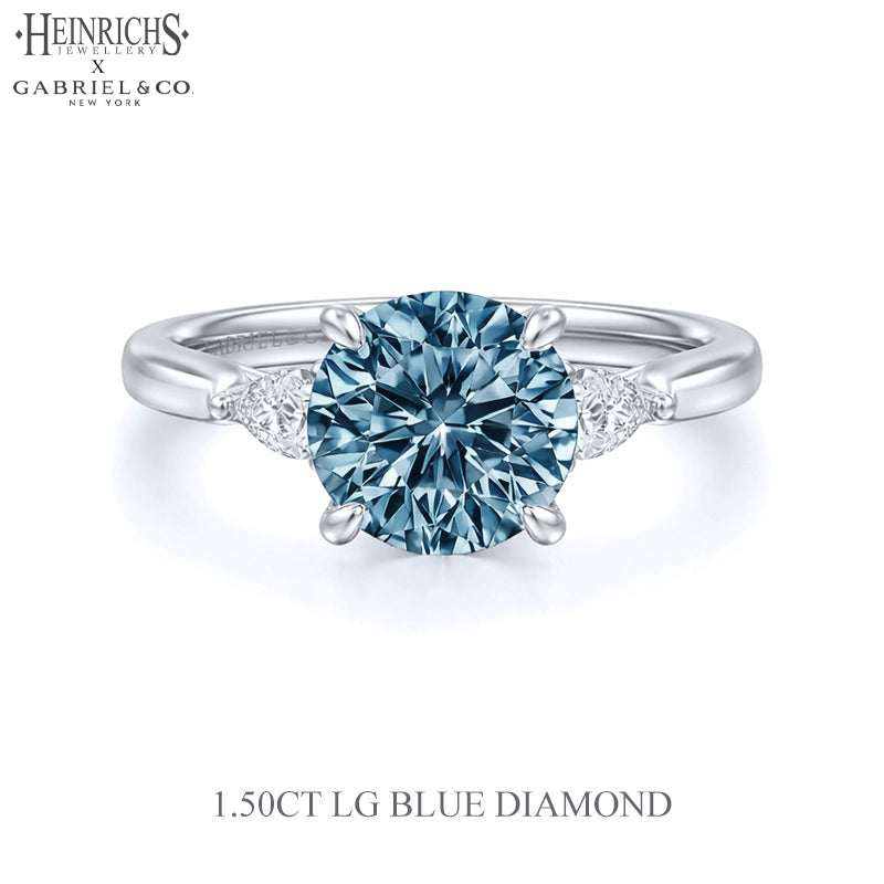 1.25ctr-2.50ctr Round Cut Lab Grown Diamond Ring Tailor Made