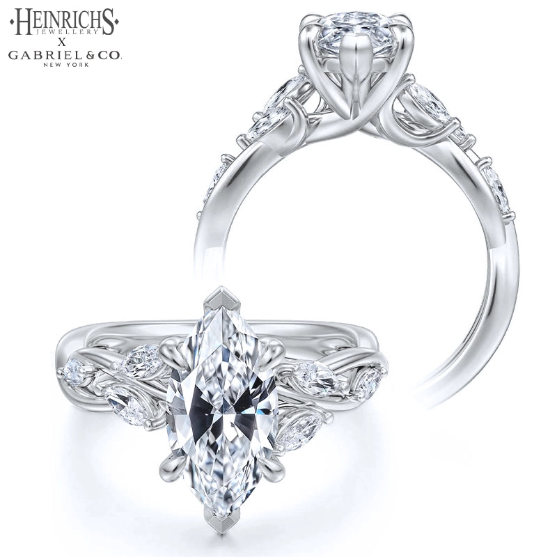 1.25ctr-2.50ctr Marquise Cut Lab Grown Diamond Ring