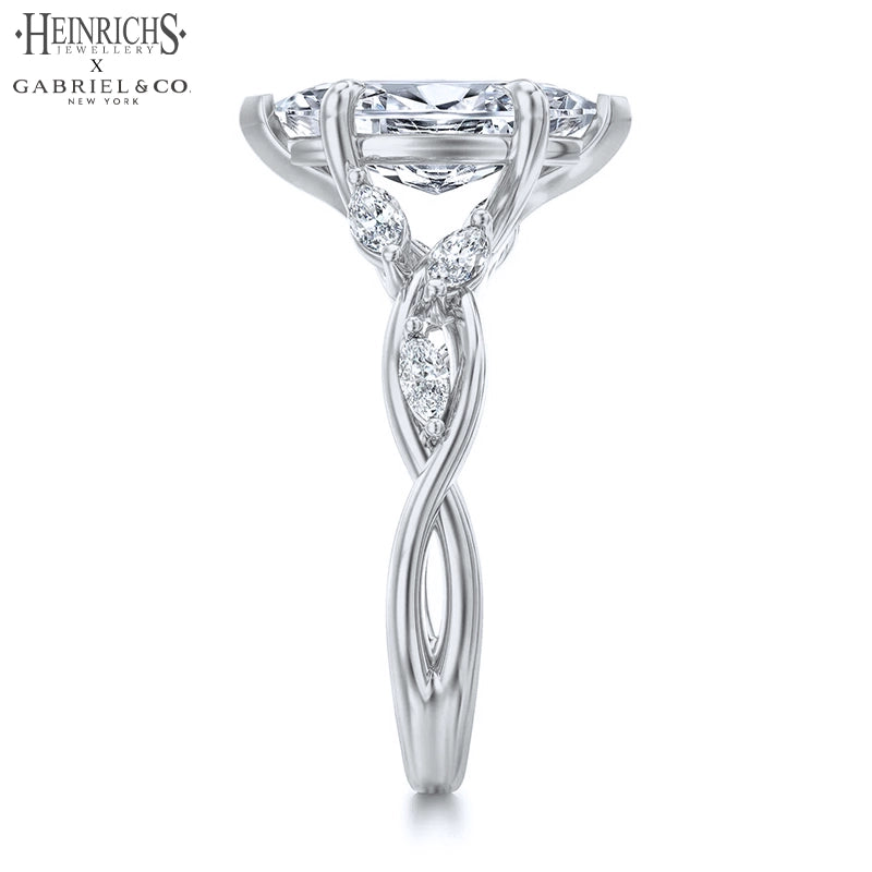 1.25ctr-2.50ctr Marquise Cut Lab Grown Diamond Ring