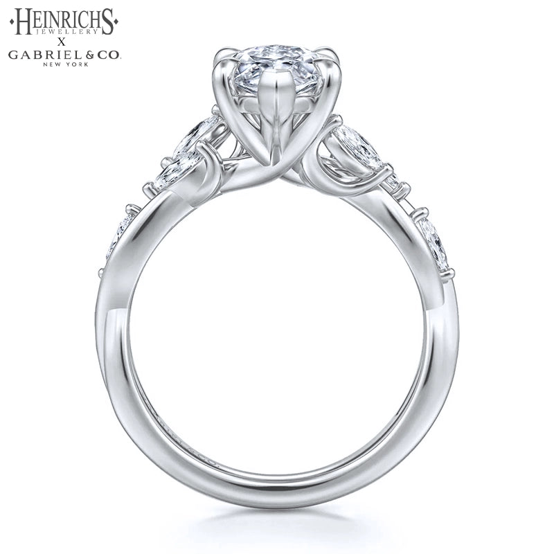 1.25ctr-2.50ctr Marquise Cut Lab Grown Diamond Ring