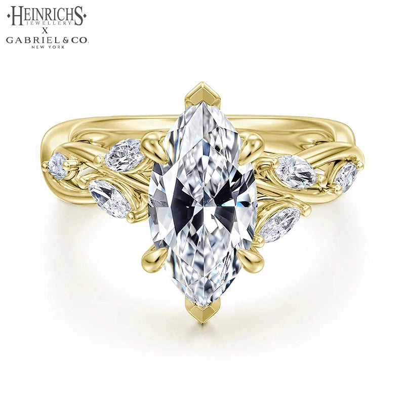 1.25ctr-2.50ctr Marquise Cut Lab Grown Diamond Ring