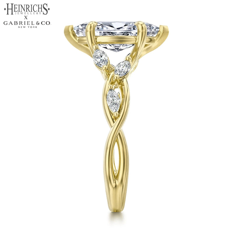 1.25ctr-2.50ctr Marquise Cut Lab Grown Diamond Ring