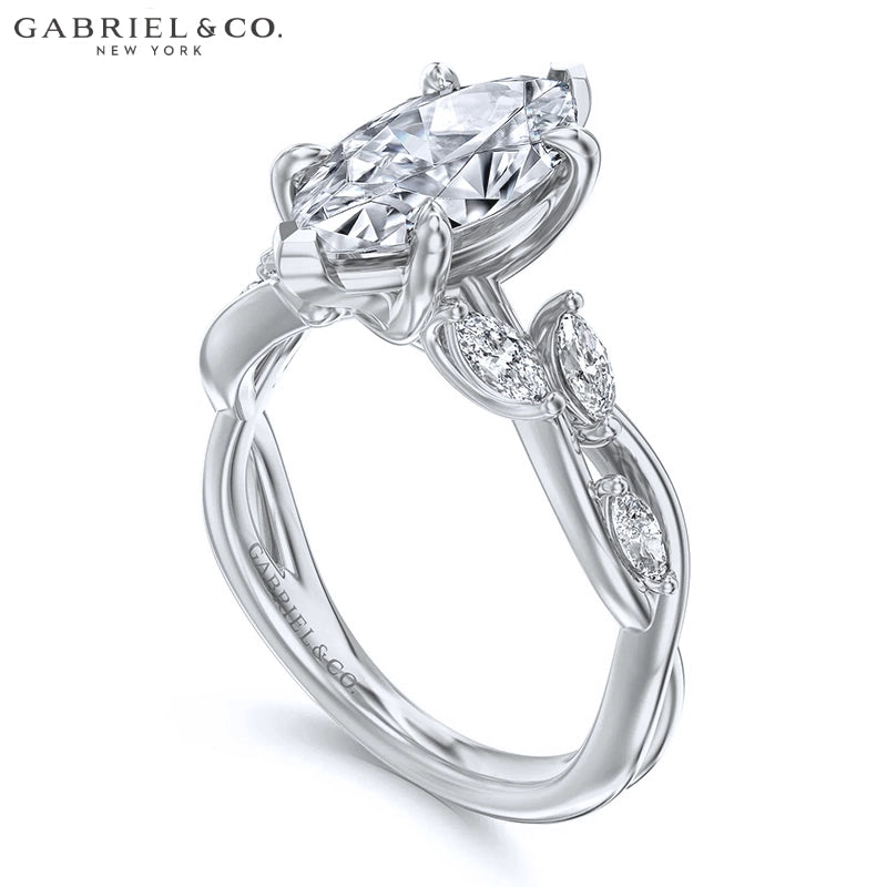 1.86ctw Marquise Cut Lab Grown Diamond Ring