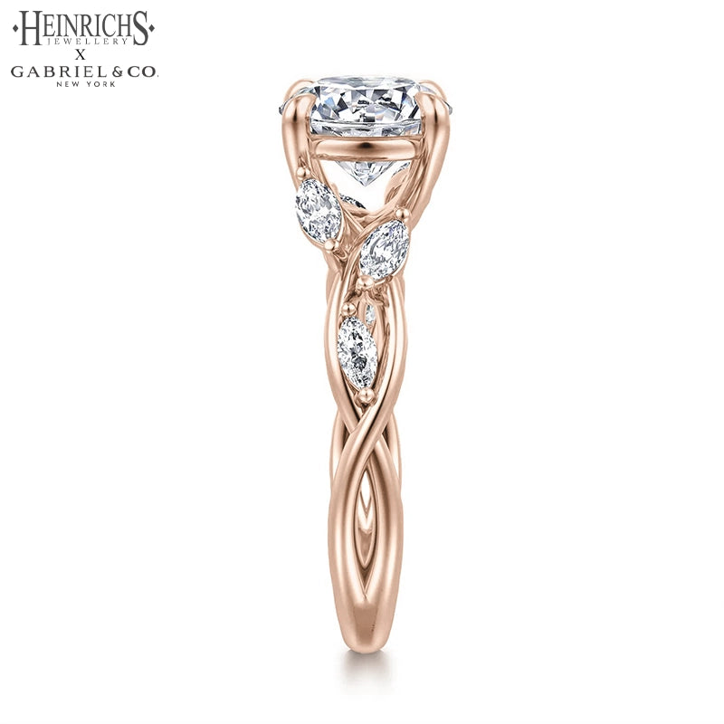 1.25ctr-2.50ctr Round Cut Lab Grown Diamond Ring