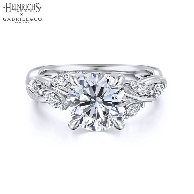 1.25ctr-2.50ctr Round Cut Lab Grown Diamond Ring