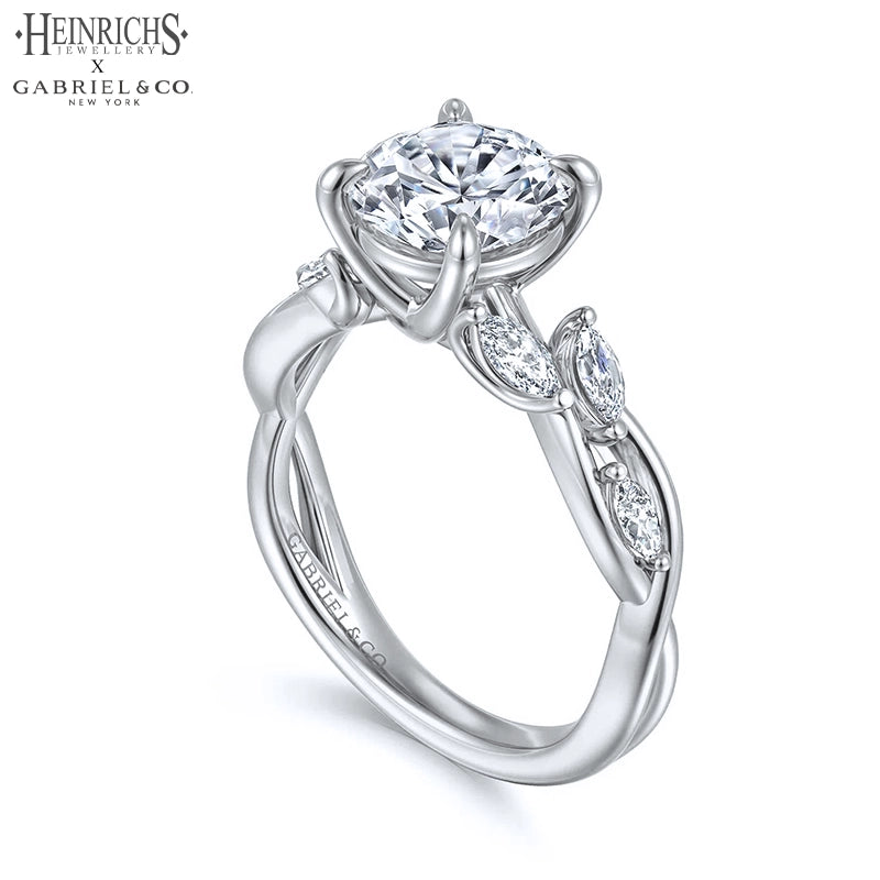 1.25ctr-2.50ctr Round Cut Lab Grown Diamond Ring