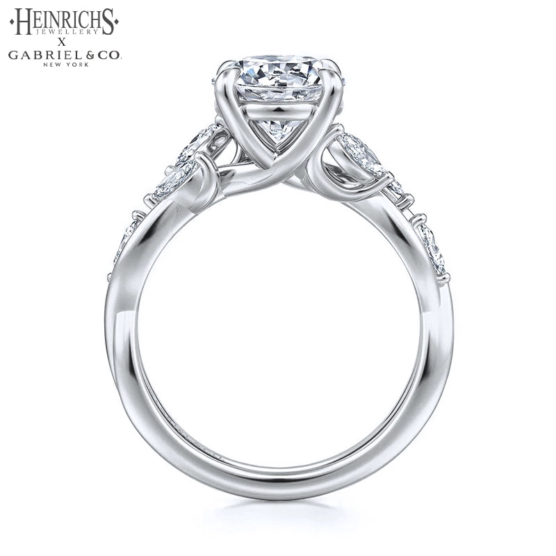 1.25ctr-2.50ctr Round Cut Lab Grown Diamond Ring