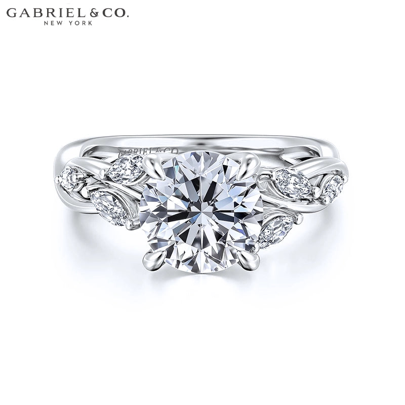 1.00ctr-2.00ctr Round Cut Natural Diamond Ring