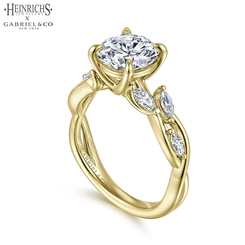 1.25ctr-2.50ctr Round Cut Lab Grown Diamond Ring Tailor Made
