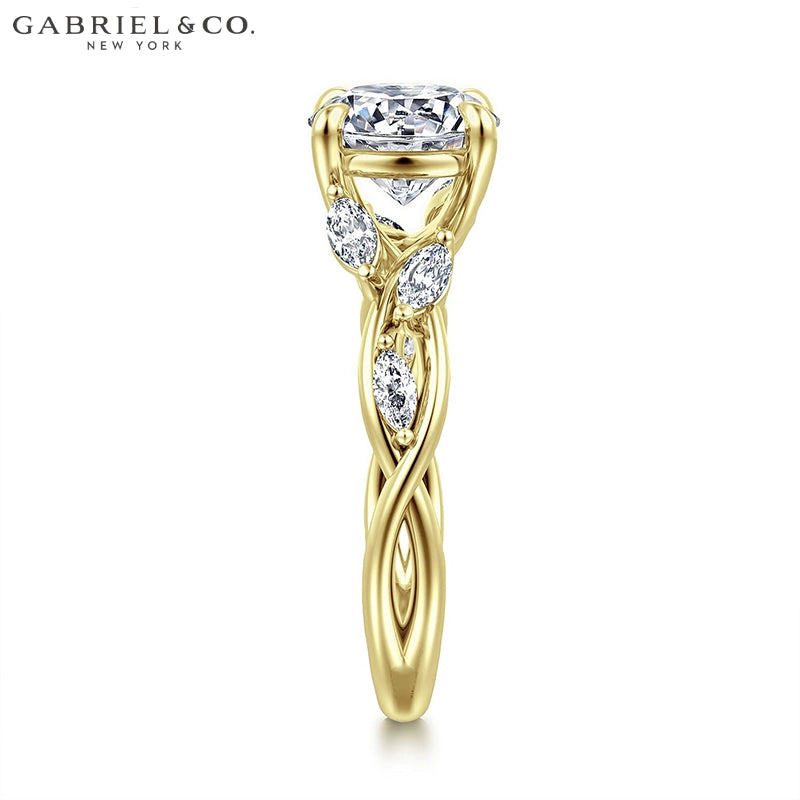 1.00ctr-2.00ctr Round Cut Natural Diamond Ring