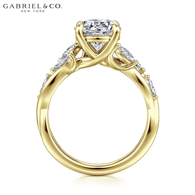 1.00ctr-2.00ctr Round Cut Natural Diamond Ring