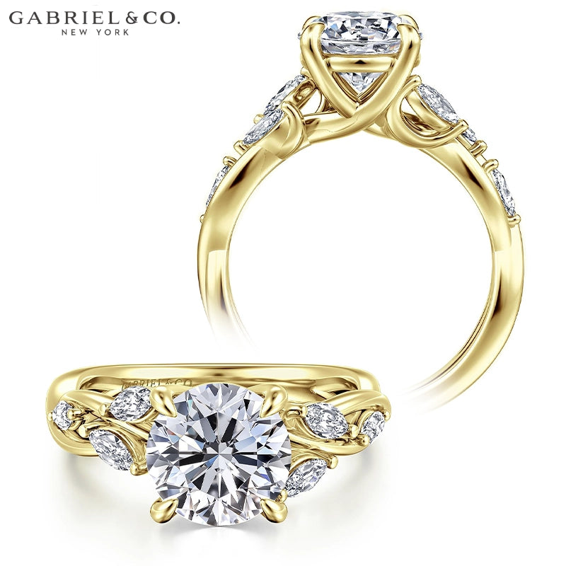 1.00ctr-2.00ctr Round Cut Natural Diamond Ring Tailor Made