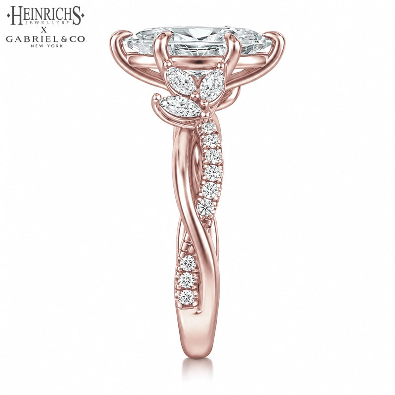 1.25ctr-2.50ctr Marquise Cut Lab Grown Diamond Ring Tailor Made