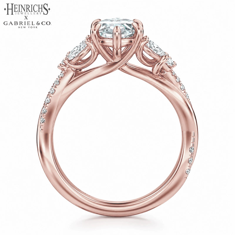 1.25ctr-2.50ctr Marquise Cut Lab Grown Diamond Ring Tailor Made