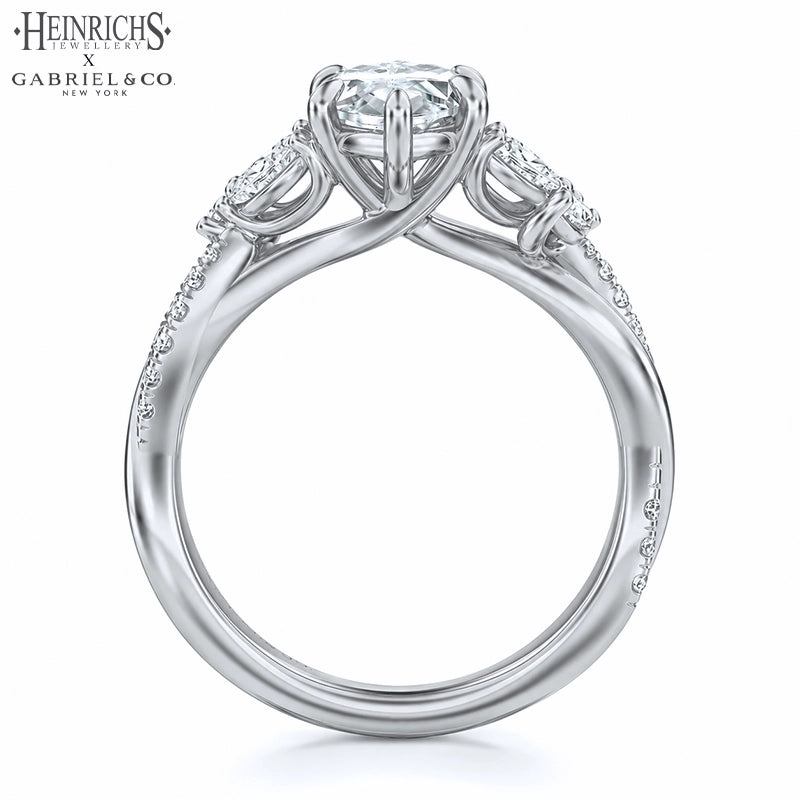 1.25ctr-2.50ctr Marquise Cut Lab Grown Diamond Ring Tailor Made