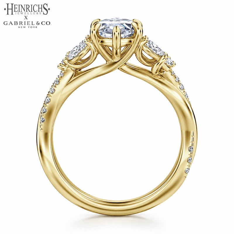 1.25ctr-2.50ctr Marquise Cut Lab Grown Diamond Ring Tailor Made