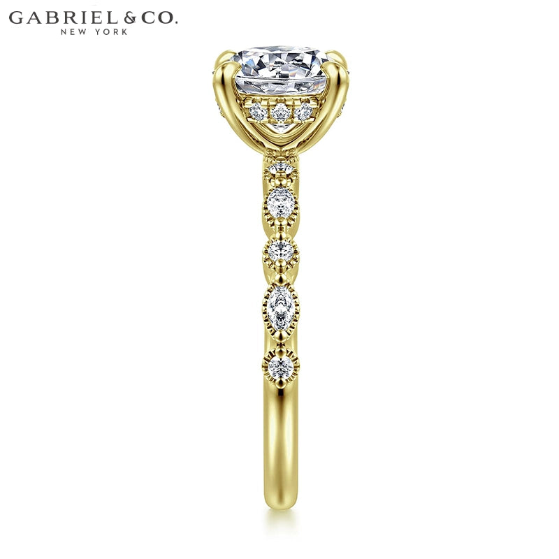 1.00ctr-2.00ctr Round Cut Natural Diamond Ring